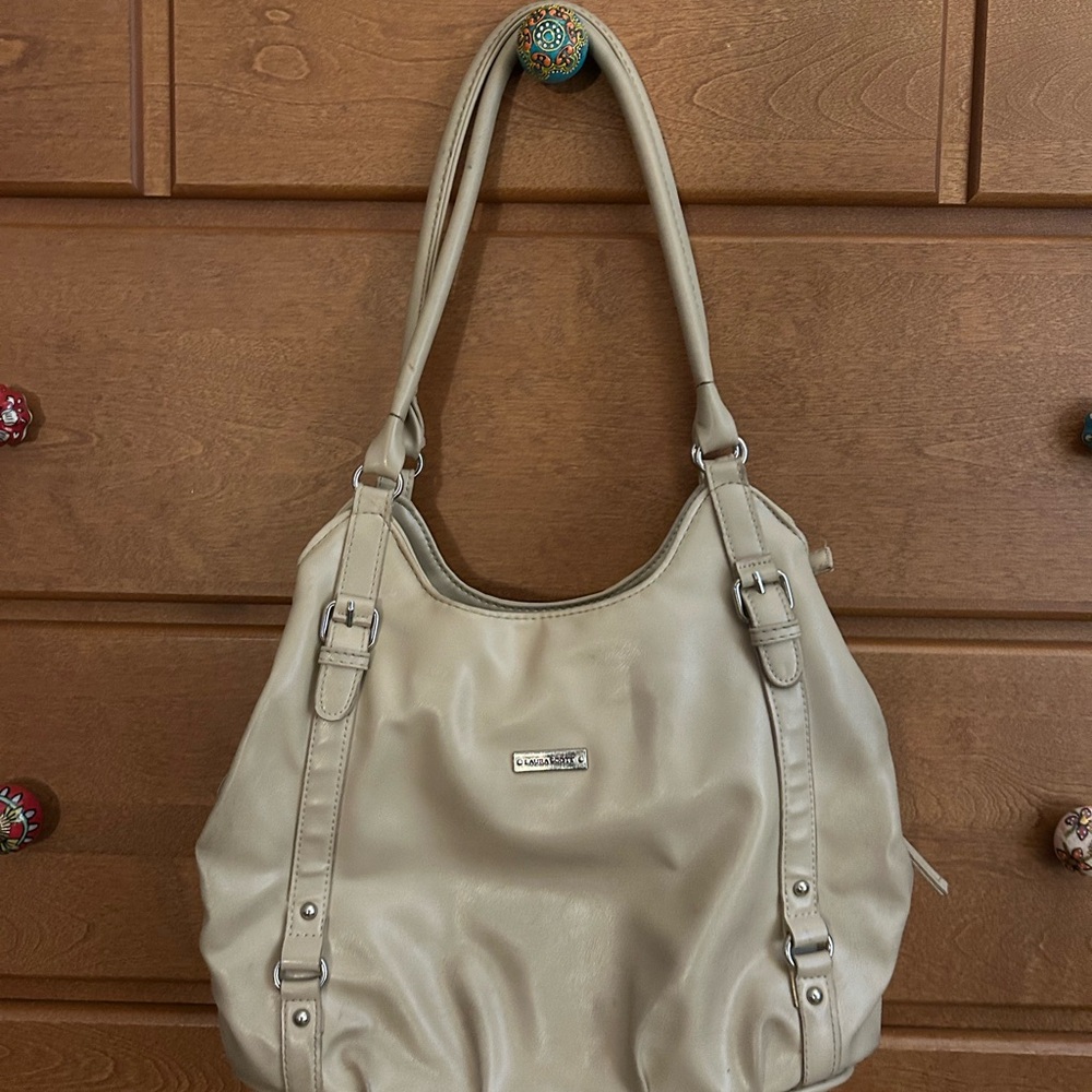 Laura Scott Cream Purse